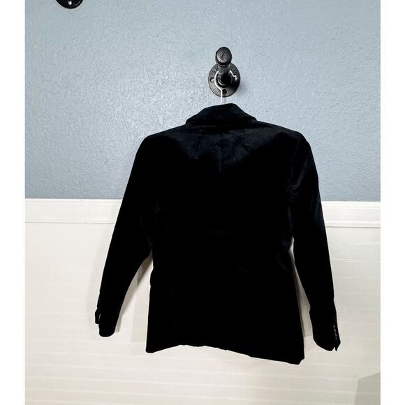 J. Crew Velveteen One-Button Black Blazer - Picture 6 of 6